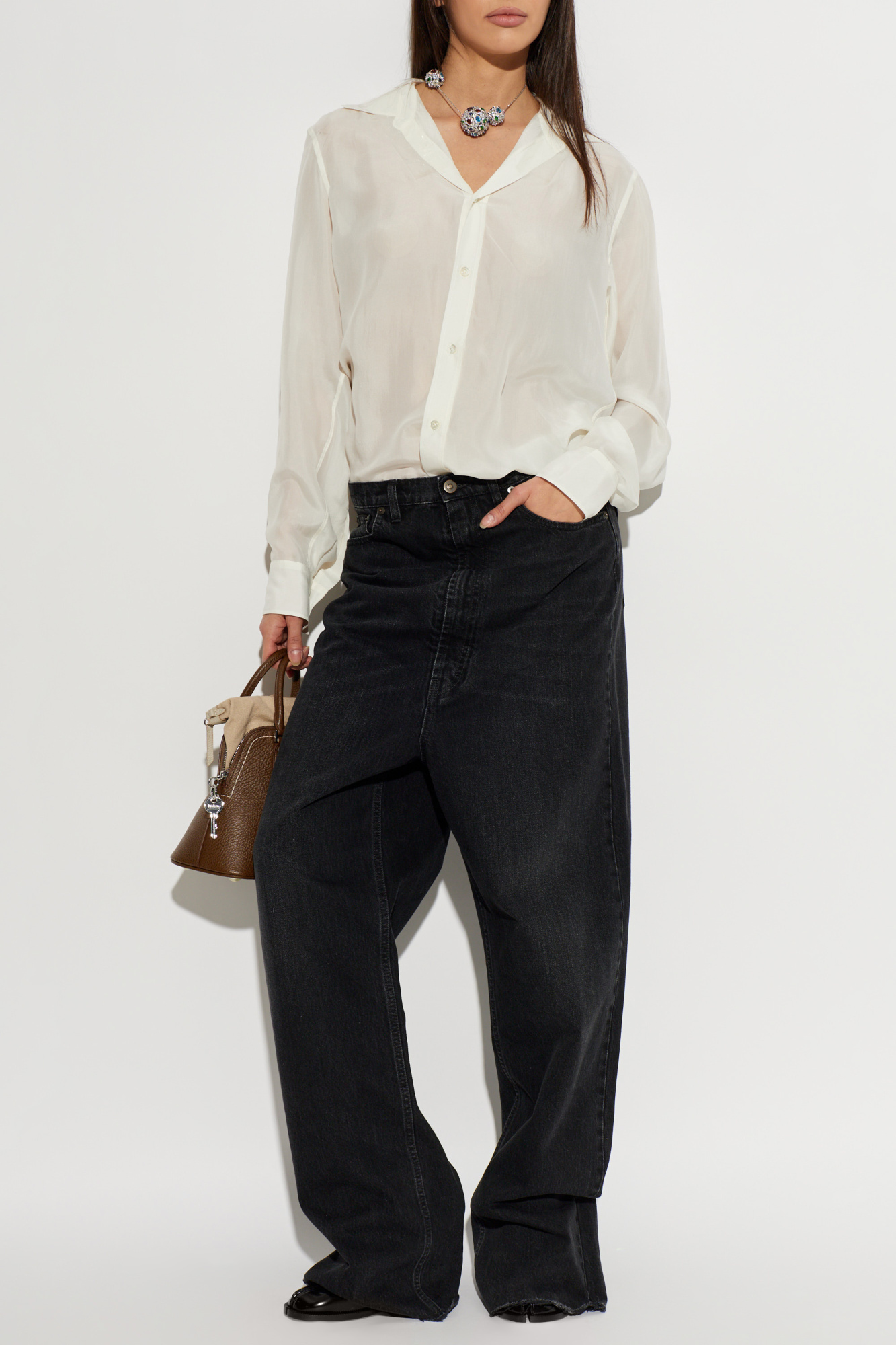 Maison Margiela Silk shirt | Women's | Vitkac